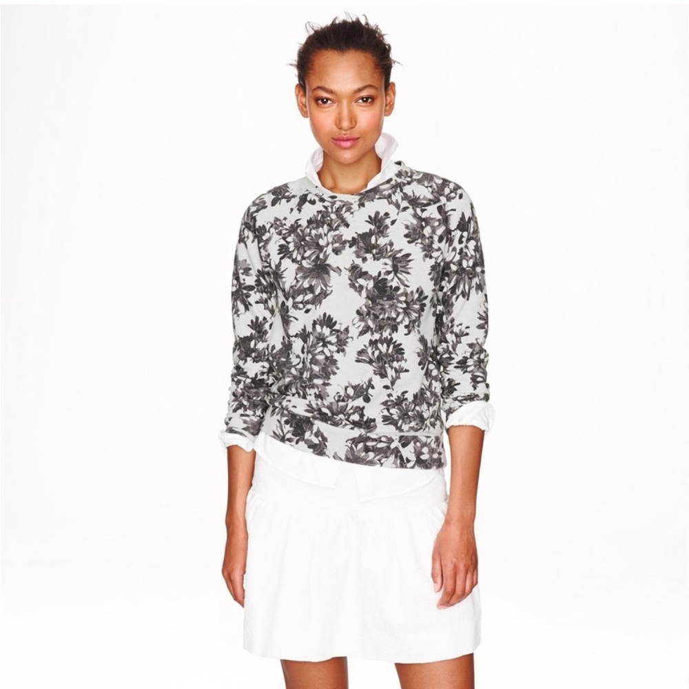J. Crew Floral Sweatshirt